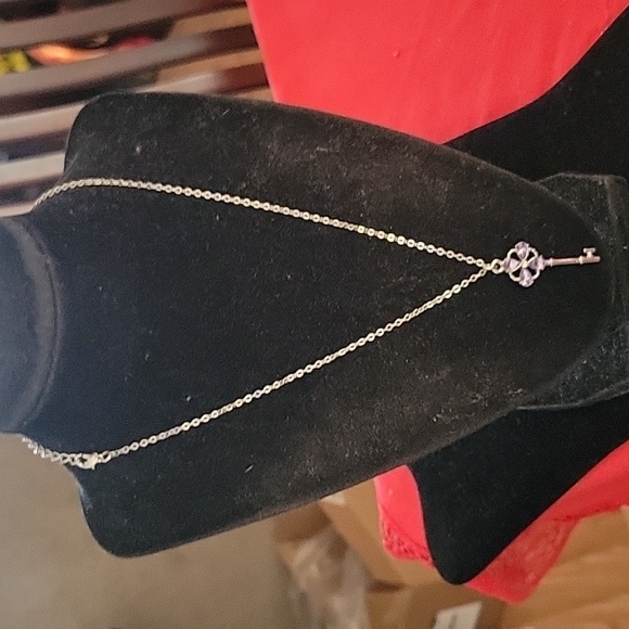 Necklace key purple 💜 - Picture 1 of 4